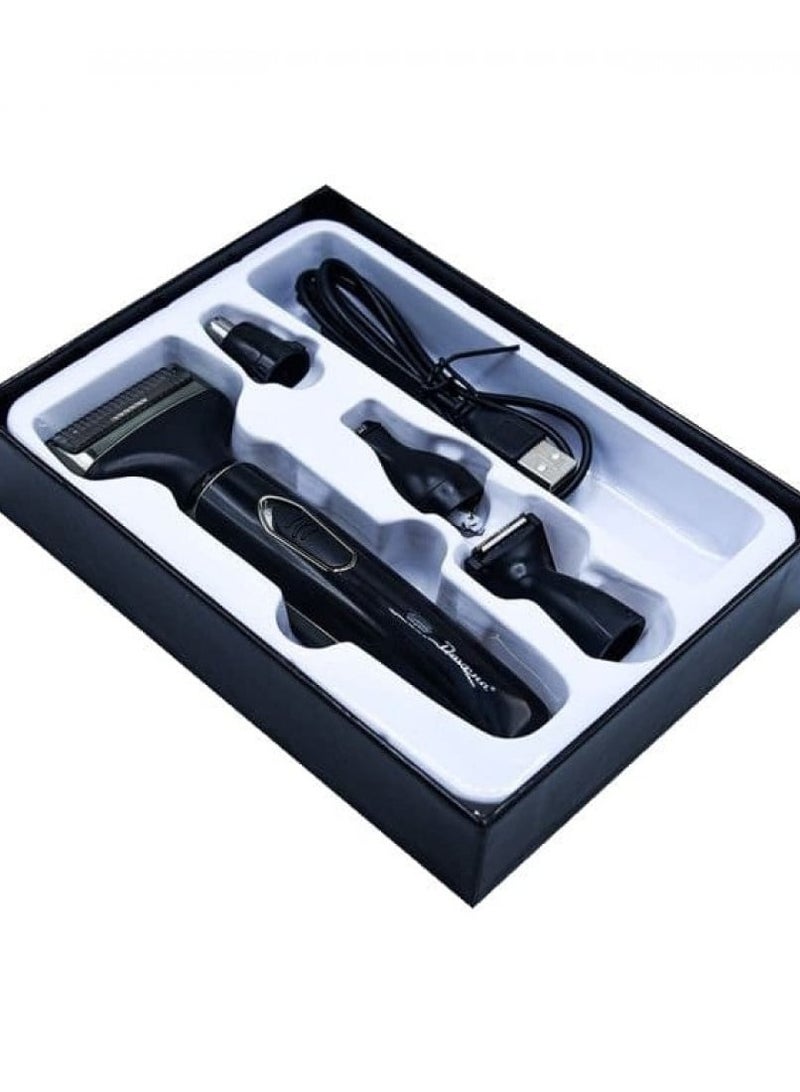 Davena 🔹 Advanced Multi-Grooming Solution for Face, Hair & Body – Davena DV674 4-in-1 Trimmer Set  Experience next-level precision and comfort with the Davena DV674 grooming kit, designed for complete head-to-toe styling and maintenance. - Image 3