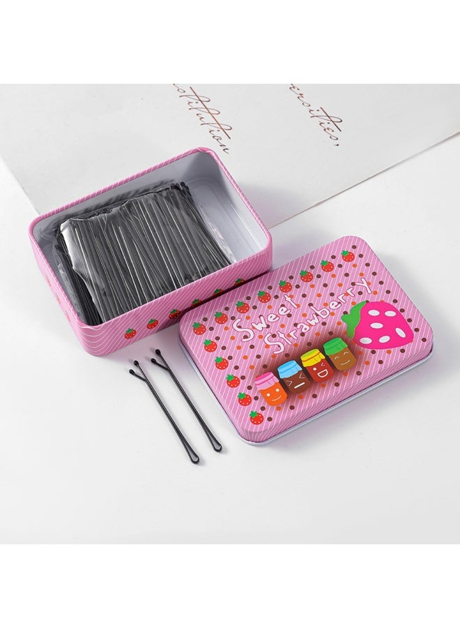 ١٠٠ دبوس شعر طويل مع علبة تخزين - Image 2