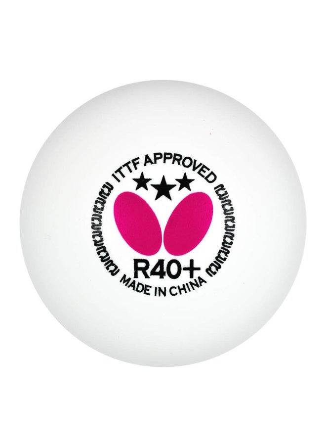 BUTTERFLY Butterfly-Three-Star R40+ Table Tennis Ball Pack Of 12 -7010680140-4906901203198  - Image 2