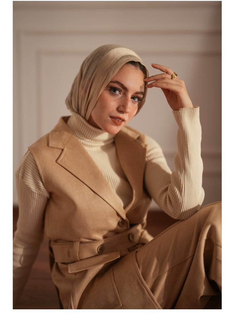 ماركة غير محددة سوت شمواه مبطن - استايل واسع وأنيق بألوان متعددة  - Image 4