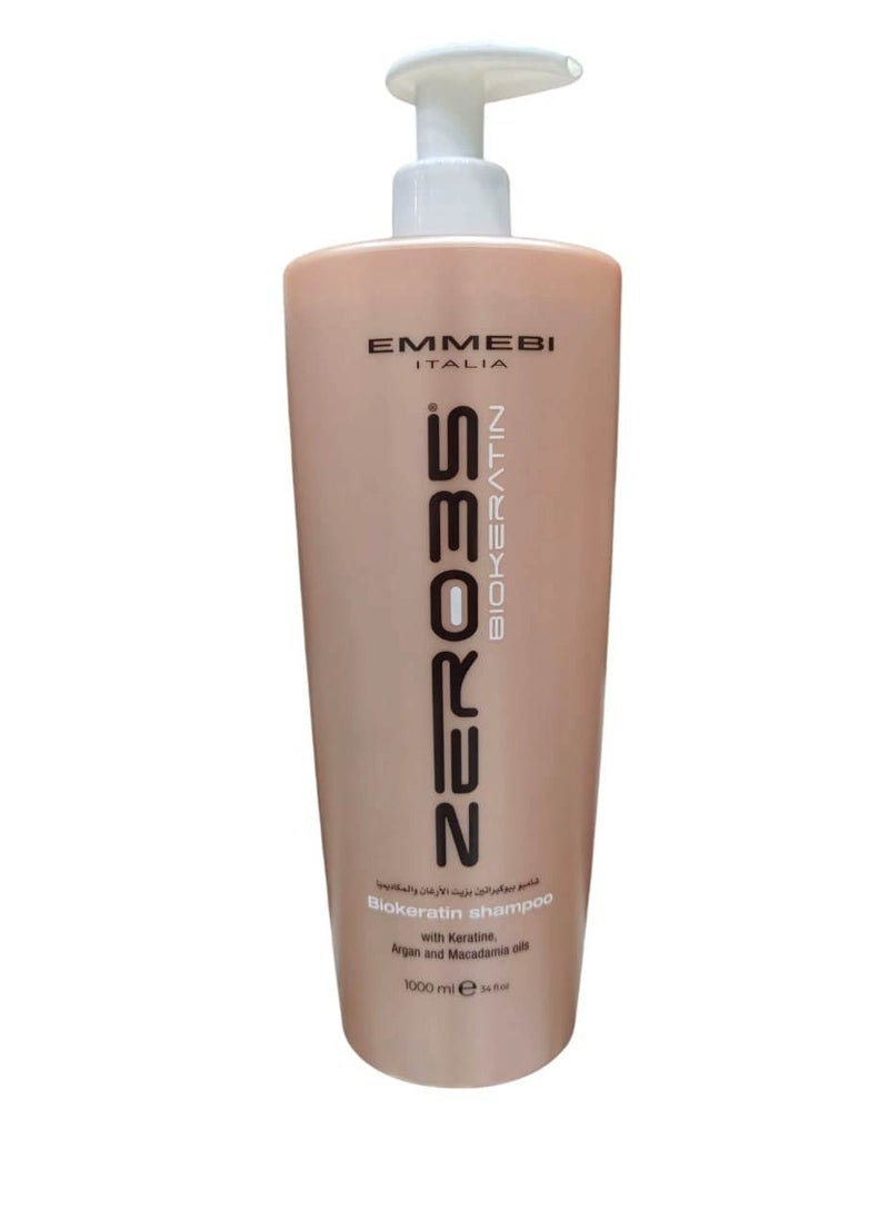 zero35 Zero35 Biokeratin Shampoo with Argan and Macadamia Oils - 1000ml 