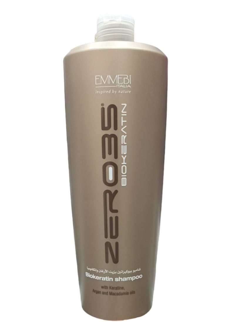 zero35 - Zero35 Biokeratin Shampoo with Argan and Macadamia Oils - 1000ml - Image 1