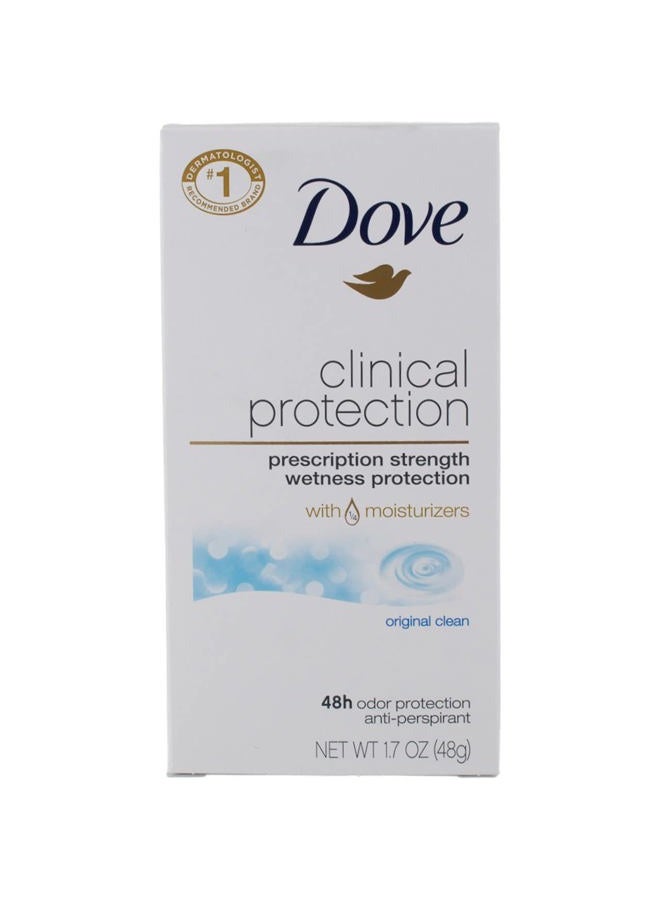 Dove مزيل العرق الطبي للحماية، نظافة أصلية، 1.7 أونصة - Image 2