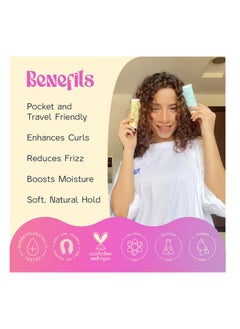 Fix My Curls Arata Advanced Curl Care Curly Hair Cream 50ML Advanced Curl Care Curly Hair Gel 50ML Intensive Moisture All Season Curl Definition Natural Oils Protein  - Image 2