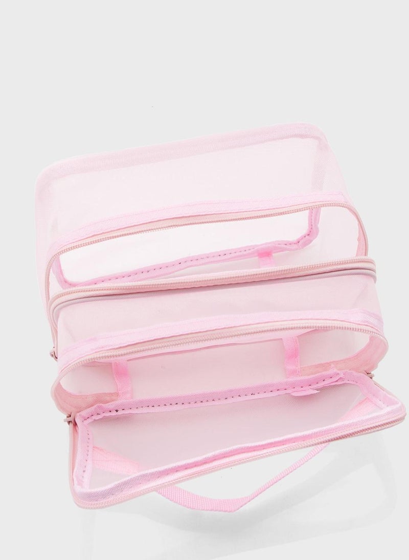Ginger Double Layer Cosmetic Bag  - Image 5