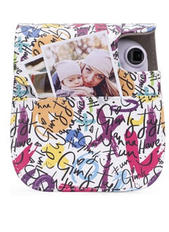 Excefore for Fujifilm Instax Protective Case PU Leather Instax Camera Compact Case for Fujifilm Instax Mini 11/9/8/8+ Instant Film Camera (Graffiti)  - Image 2
