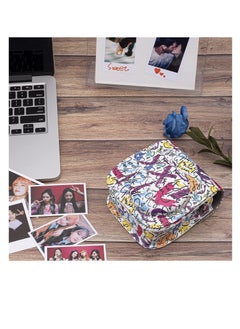 Excefore for Fujifilm Instax Protective Case PU Leather Instax Camera Compact Case for Fujifilm Instax Mini 11/9/8/8+ Instant Film Camera (Graffiti)  - Image 4
