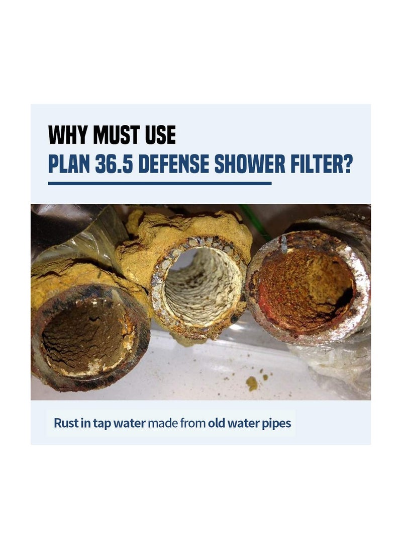 Plan 36.5 Plan 36.5 Premium Vitamin C Deluxe Korean Shower Filter for Bathroom Shower - Image 5
