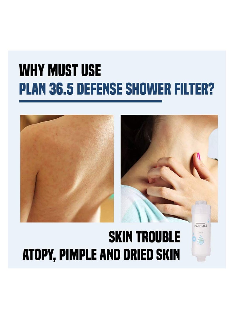 Plan 36.5 Plan 36.5 Premium Vitamin C Deluxe Korean Shower Filter for Bathroom Shower - Image 4