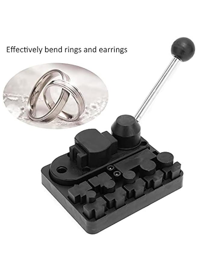 Generic Bending Tool Set, Metal Bender Jewelry Bending Machine Set Multifunctional Mandrel Sizer Rings Earrings Bending Tools Jewelry Making Tool for Jewelry Maker - Image 4