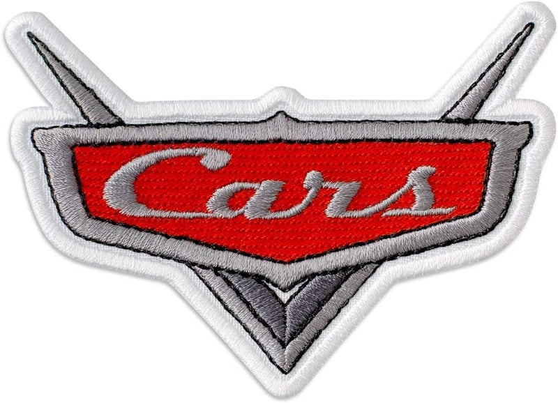 Embrosoft Cars Logo Cartoon Film Embroidered Patch Iron On (3.9" x 2.8") - Image 1