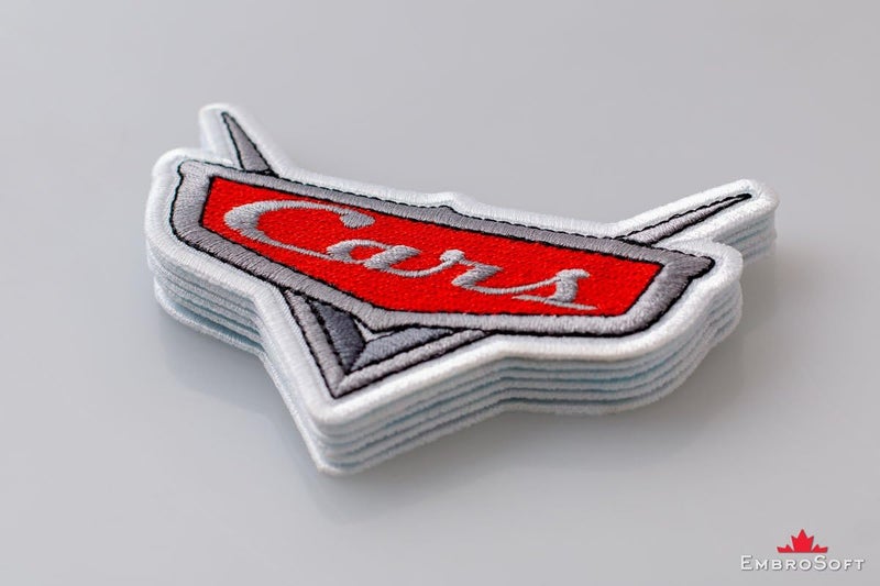 Embrosoft Cars Logo Cartoon Film Embroidered Patch Iron On (3.9" x 2.8") - Image 3