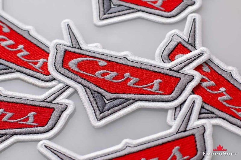 Embrosoft Cars Logo Cartoon Film Embroidered Patch Iron On (3.9" x 2.8") - Image 4