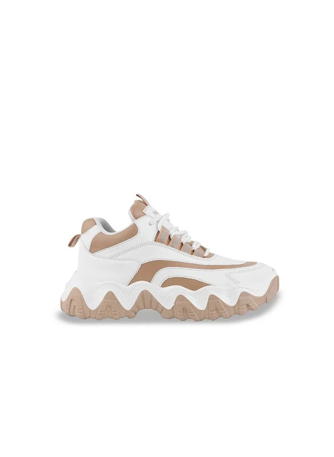شوتوبيا Shoetopia Girls Lace-Ups Round Toe Sneakers