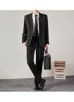 KUYING New Casual Slim Fit Suit Two-Piece Set  - Image 1
