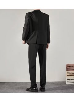 KUYING New Casual Slim Fit Suit Two-Piece Set  - Image 2