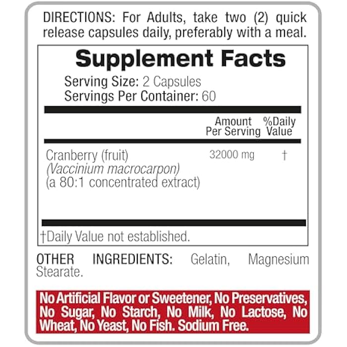 FITO MEDIC'S Lab | Cranberry Pills | Cranberry Supplement |120 softgels | Concentrate Extract - Image 5