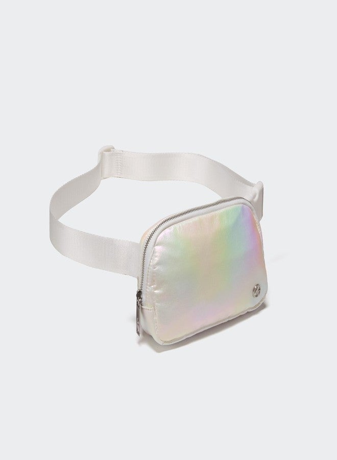Pander Belt Bag for Women, Fashion Waist Packs, Crossbody Bags, Belt Bag with Adjustable Strap, Iridescent, 7.5" X 2" X 5" (19cm X 5.5cm X 13cm), 1L - Image 4