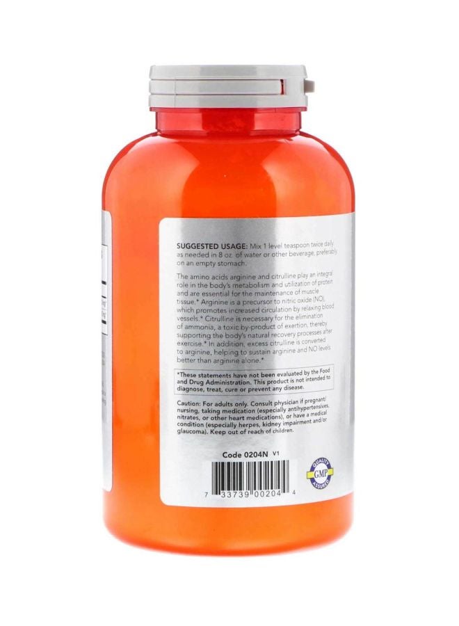Now Foods Arginine And Citrulline Powder - Image 3