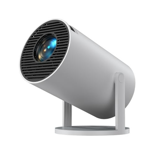 Portronics Beem 440 Smart LED Projector with 720p HD Resolution, Rotatable Design, Built-in Streaming Apps (Netflix, Prime Video, Hotstar), 2200 Lumens, Screen Mirroring, 3 Watts Speaker (White) - Image 1