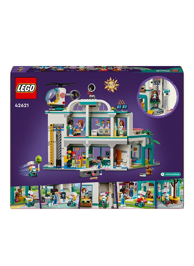 LEGO 42621 Friends Heartlake City Hospital Playset, Toy Helicopter And Mini-Doll Characters, Building Set For Kids, Medical Play, Gift For Girls And Boys Aged 7 Years Old And Over (1,045 Pieces)  - Image 3