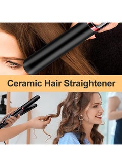 BESTIS Ceramic Hair Straightener, 4 Speed Up to 200°C, Flat Iron Hair Straightener and Curler for Long Short Curly Thick Hair, Adjustable Temperature with Clear LCD Display  - Image 3