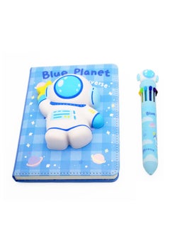 Y&D SYOSI Cute Journal Notebook, PU Leather Cover Notebook Kawaii with Ballpoint Pen and Magnetic Decompression Sponge for Kids Ages 6 Up  - Image 1