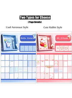Y&D SYOSI Cute Journal Notebook, PU Leather Cover Notebook Kawaii with Ballpoint Pen and Magnetic Decompression Sponge for Kids Ages 6 Up  - Image 5