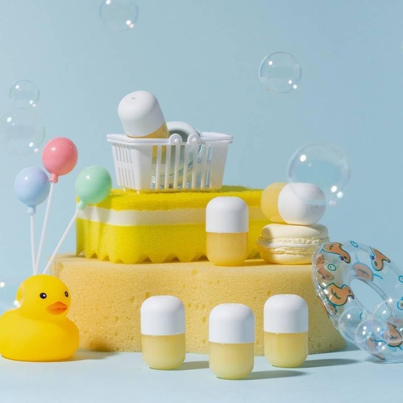 SH!FT Universal Shower Filter Removes Chlorine, Prevents Plaque, Improves Hair Softness, Baby Powder Scent, 6 Capsules for Comfort and Daily Care with Every Body Detail,Easy Installation Fits Most Showers - 6 PCS - Image 1