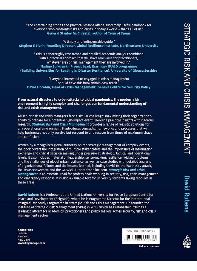 Strategic Risk and Crisis Management: A Handbook for Modelling and Managing Complex Risks