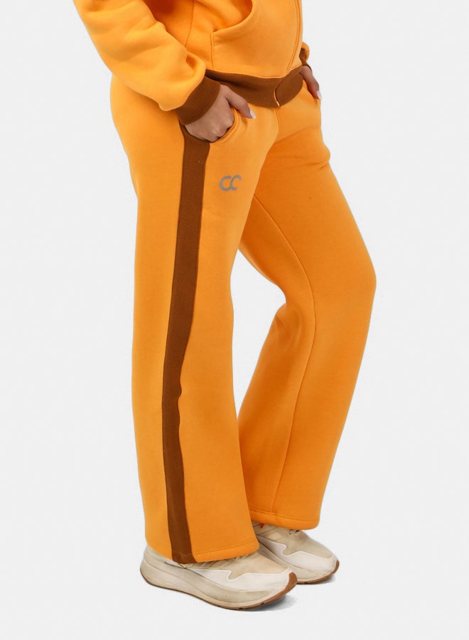 SHECHICK Shechick Two-Tones Mustarad SweatPant - Image 1