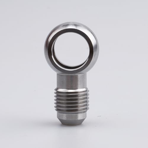 AC PERFORMANCE Fuel Banjo fitting M14 145mm Banjo Hole ID to 6AN Male Flare Adapter Designed for Bosch 044 Fuel Pump Stainless Steel - Image 3
