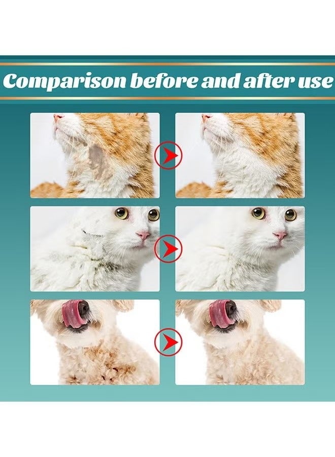 YEGBONG 10pcs Disposable Pet Cleaning Deodorizing Bath Wipes for Dogs and Cats Puppy Kitten Grooming Wet Wipes Gloves to Nourish and Smooth Fur Daily Care Outdoor Travel No Rinse - Image 5