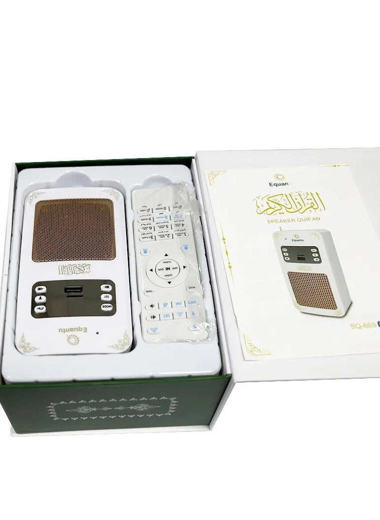 Equantu SQ-669 Smart Wall Plug Quran Speaker With Remote  - Image 3