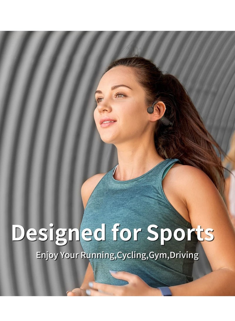 Y&D Bone Conduction Headphones IPX4 Waterproof Open Ear headphones Bluetooth for Running Cycling Gym - Image 3