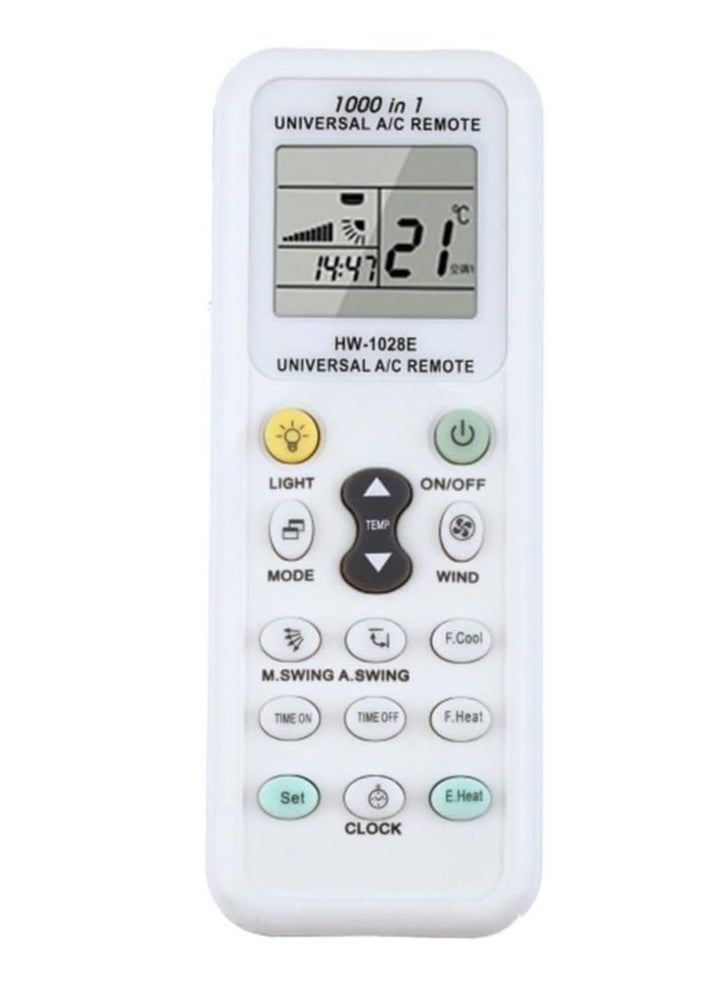 ELTRAZONE New Universal AC air conditioner Remote control General Use, Air Conditioner, Universal Remote Control Replaced Remote Control Compatible with MITSUBISHI TOSHIBA HITACHI FUJITSU DAEWOO LG 