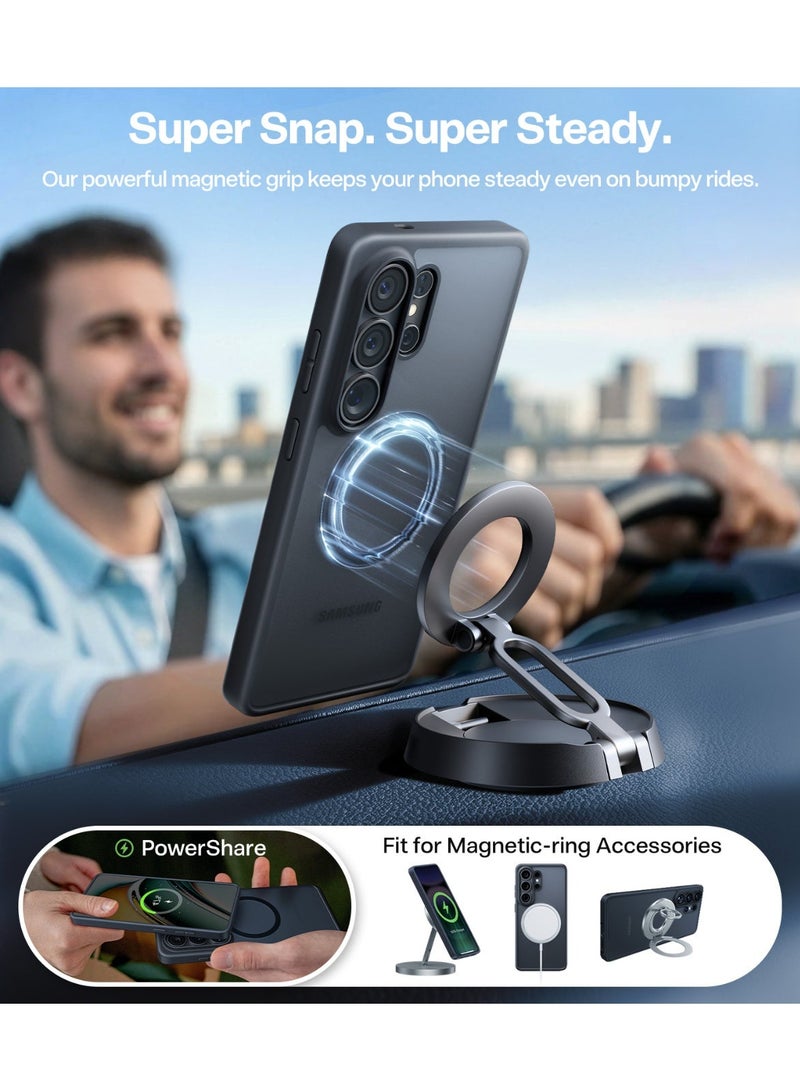 حافظة Guardian-Mag Series لهاتف Samsung Galaxy S26 Ultra، مضادة للصدمات، شفافة ونحيفة، مناسبة لماغسيف، حماية من السقوط بمعيار عسكري 12 قدم، مضادة للبصمات والخدوش - Image 4