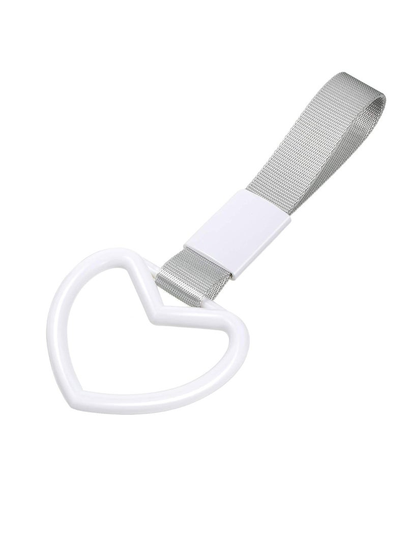 Excefore 4 Pieces Tsurikawa Ring Heart-Shaped Car Hand Strap Decorative Warning Loops Rear Bumper Warning Ring for Car Interior Exterior Decoration  - Image 3