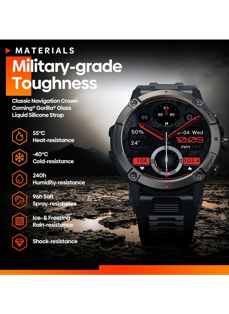 Zeblaze Zeblaze Ares 3 Smart Watch Large 1.52 Inch IPS Display Voice Calling 100+ Sport Modes 24H Health Monitor Smartwatch  - Image 2