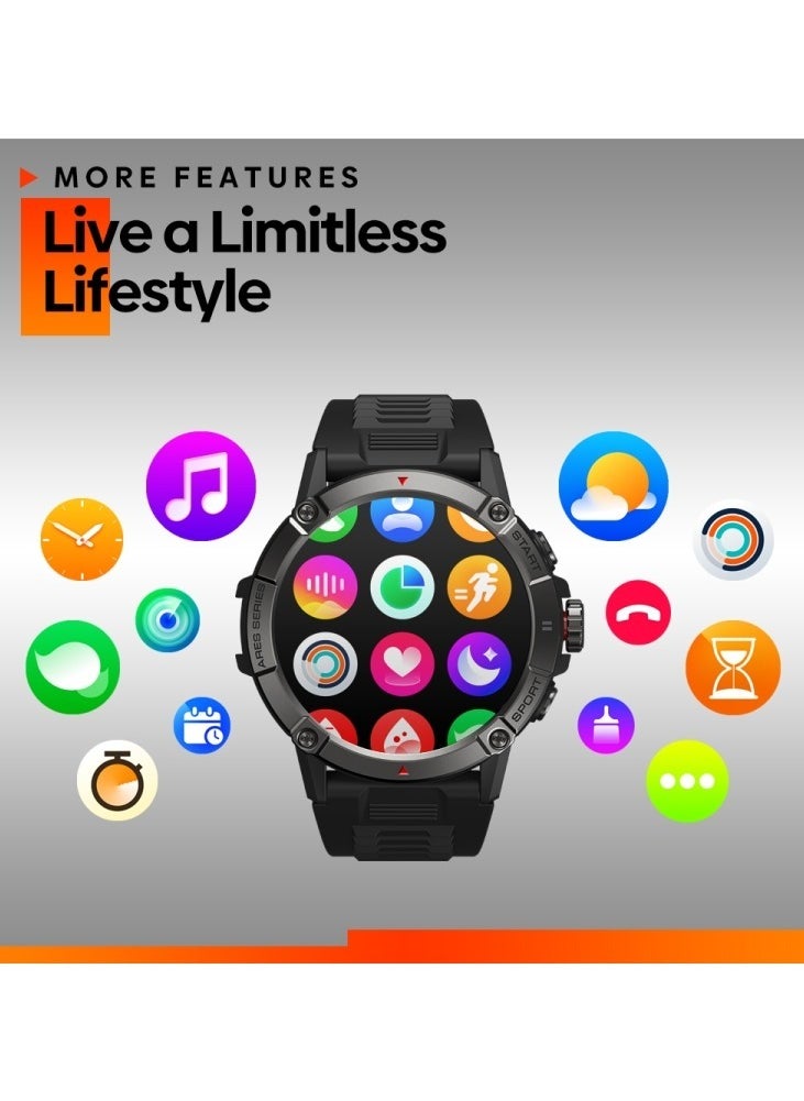 Zeblaze Zeblaze Ares 3 Smart Watch Large 1.52 Inch IPS Display Voice Calling 100+ Sport Modes 24H Health Monitor Smartwatch  - Image 5