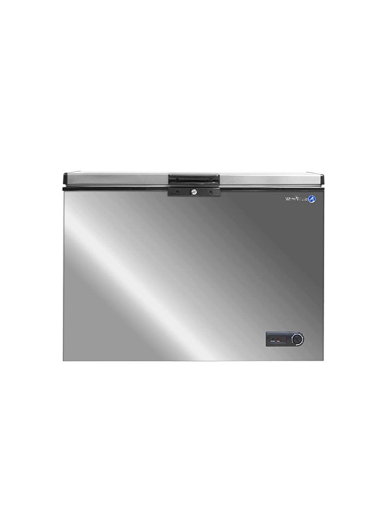 وايت ويل - فريزر افقي ديفروست 245 لتر من وايت ويل WCF-3300 CSS، فضي - Image 1