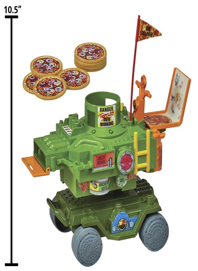 Playmates لعبة بلاي ميتس عربة رمي البيتزا الكلاسيكية من سلاحف النينجا المراهقين - Image 3