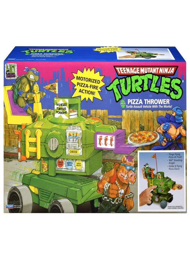 Playmates لعبة بلاي ميتس عربة رمي البيتزا الكلاسيكية من سلاحف النينجا المراهقين - Image 5