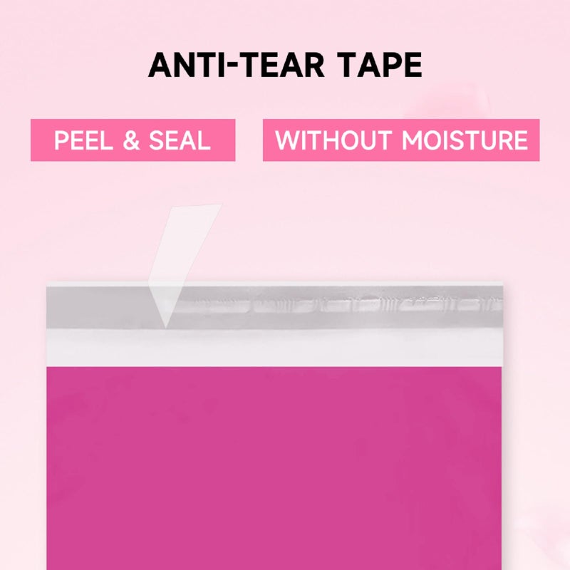 TRAEKESYI Pink Poly Mailers 14.5X19 100 Pack, Strong Adhesive Shipping Envelopes for Clothing/Shirt, Poly Bags for Small Businesses, Waterproof Mailing for Shipping, Packages Bags - Image 3