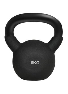 Yalla HomeGym Homegym Cast Iron Rubber Coated Kettlebell Floor Friendly Kettlebell 6Kg  - Image 1