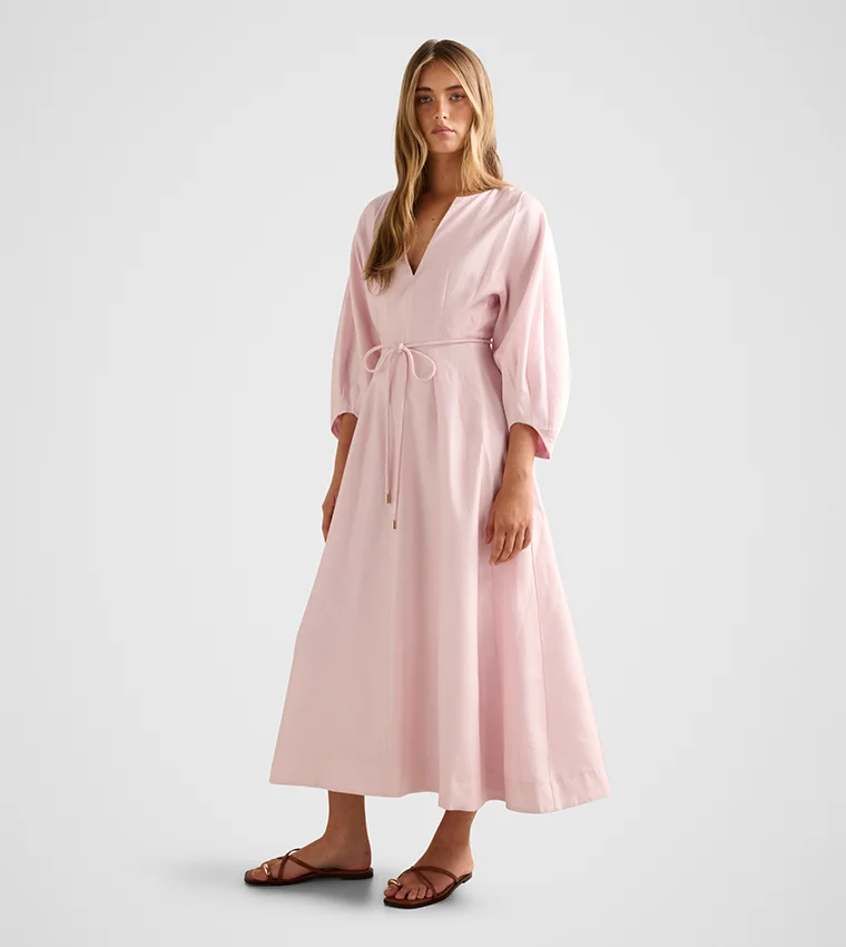 فورايفر نيو Scarlett Cocoon Sleeve Midi Dress