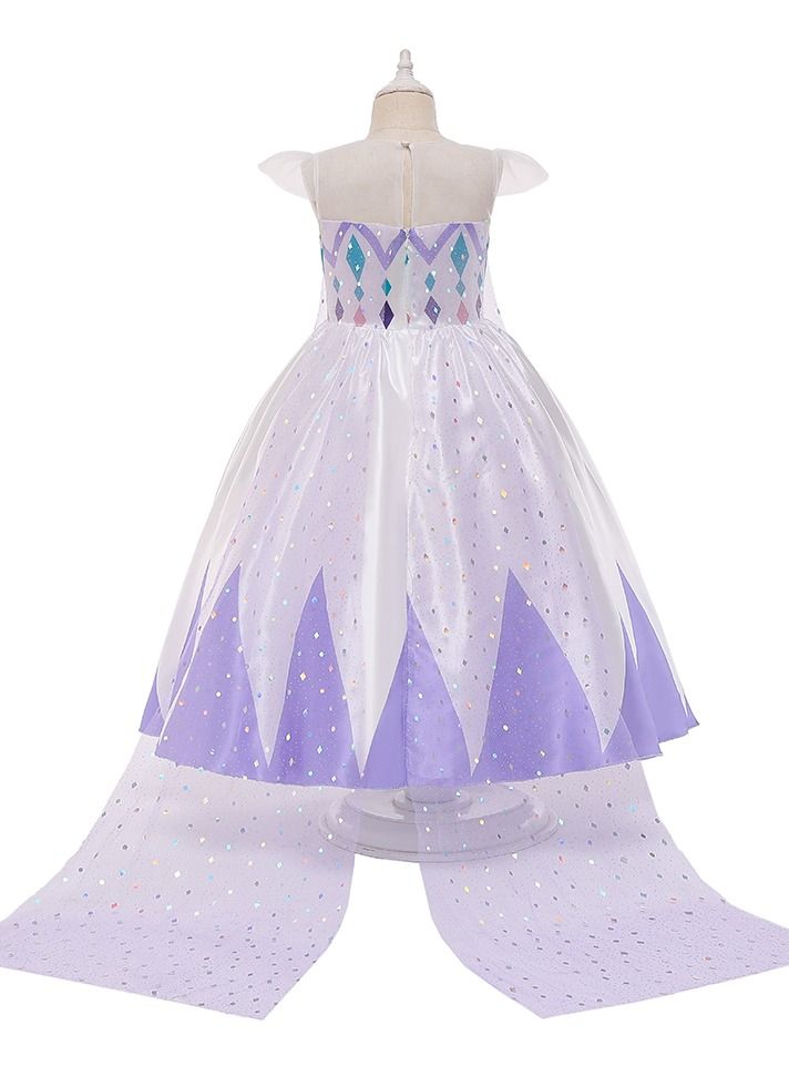 Loquat Children's dress princess dress girls dress dress  Purple  - Image 2