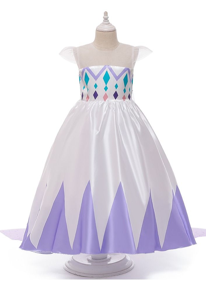 Loquat Children's dress princess dress girls dress dress  Purple  - Image 1