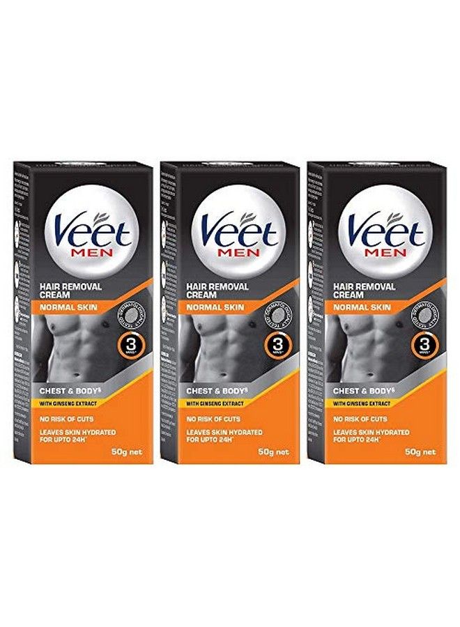 Veet كريم إزالة الشعر للرجال للبشرة العادية 50غ لكل واحدة (عبوة من 3) - Image 2