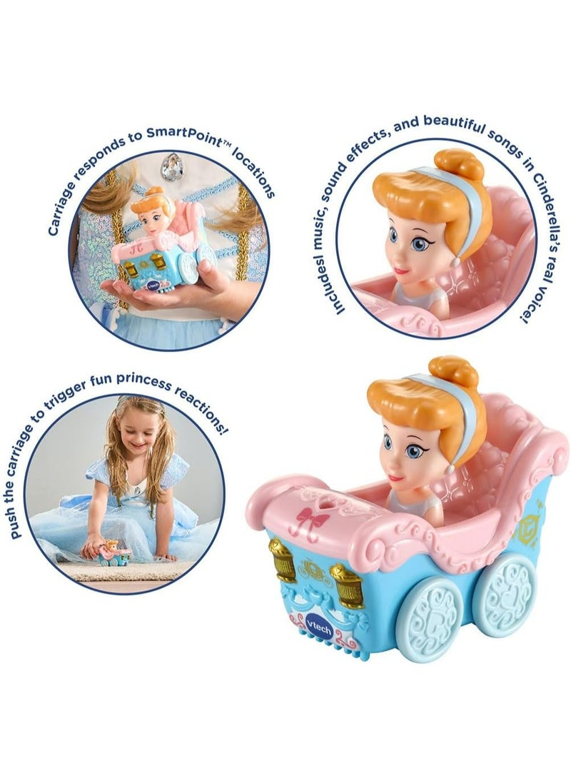Vtech -  Toot-Toot Drivers Cinderella's Enchanted Carriage, Disney Princess - Multicolour | Pretend Play Vehicle with Lights, Phrases and Songs, Interactive Toddler Toy  | ideal for ages 12 Months, 2, 3, 4+ - Image 2